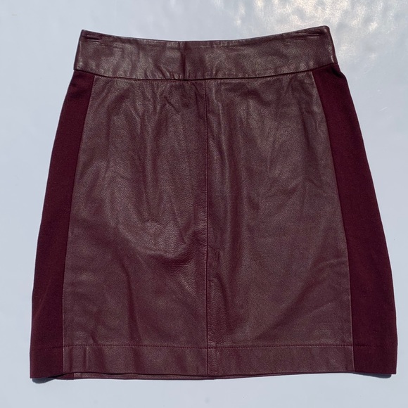 PAIGE Dresses & Skirts - Paige Burgundy Leather Skirt XS ASO Teen Wolf